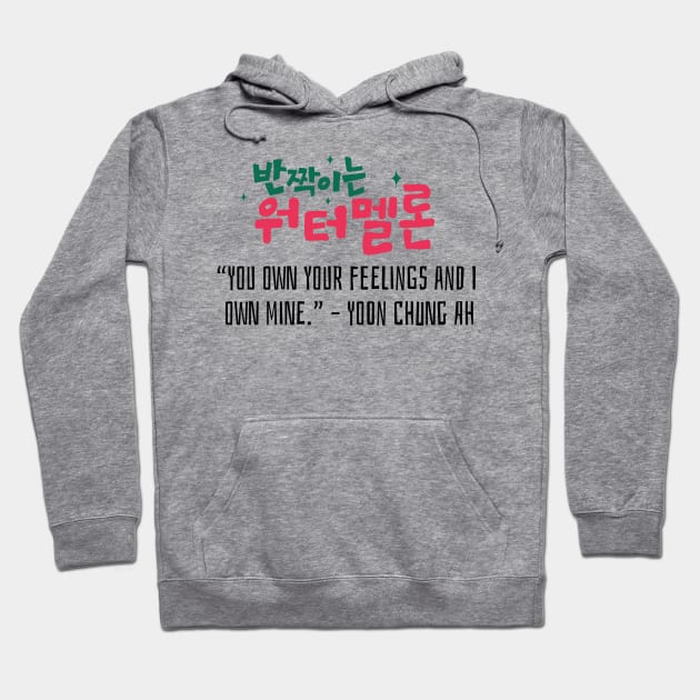 Twinkling Watermelon Korean Drama Quote Hoodie by ArtRaft Pro